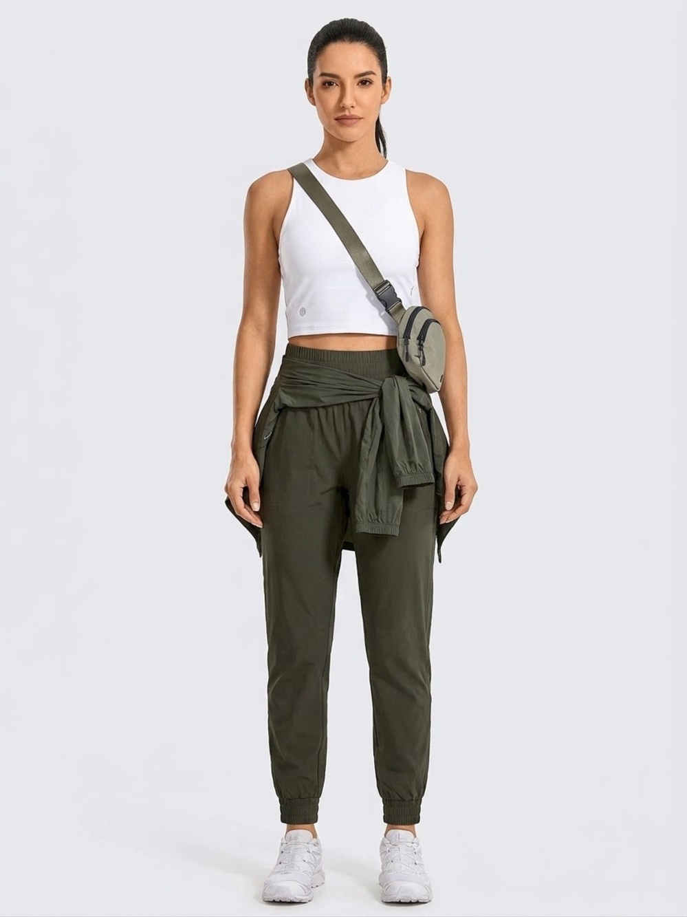 Halara $50 NWOT High Waisted Elastic Waistband Hiking Joggers SP